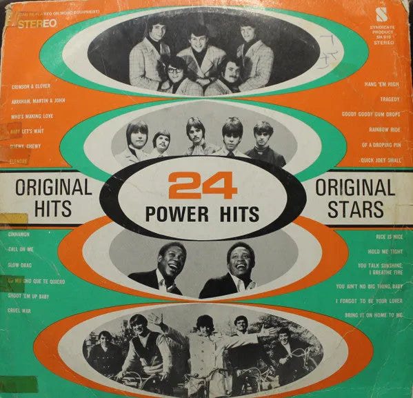 Various : "24 Power Hits" (LP, Comp, dar)