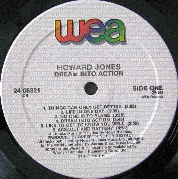 Howard Jones : Dream Into Action (LP, Album)