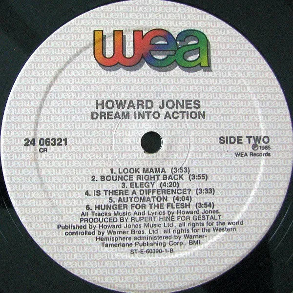 Howard Jones : Dream Into Action (LP, Album)