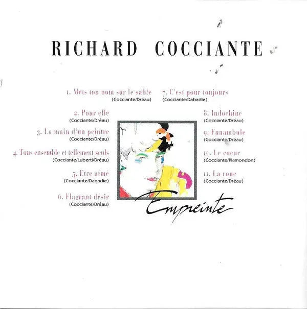 Riccardo Cocciante : Empreinte (CD, Album)