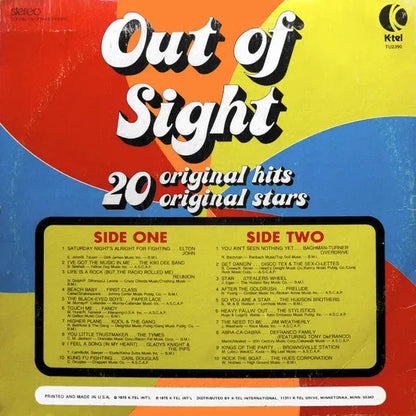 Various : Out Of Sight (Original Stars 20 Original Hits) (LP, Comp)