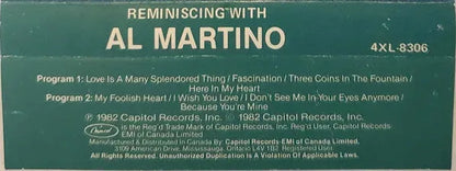 Al Martino : Reminiscing With Al Martino (Cass, Comp)