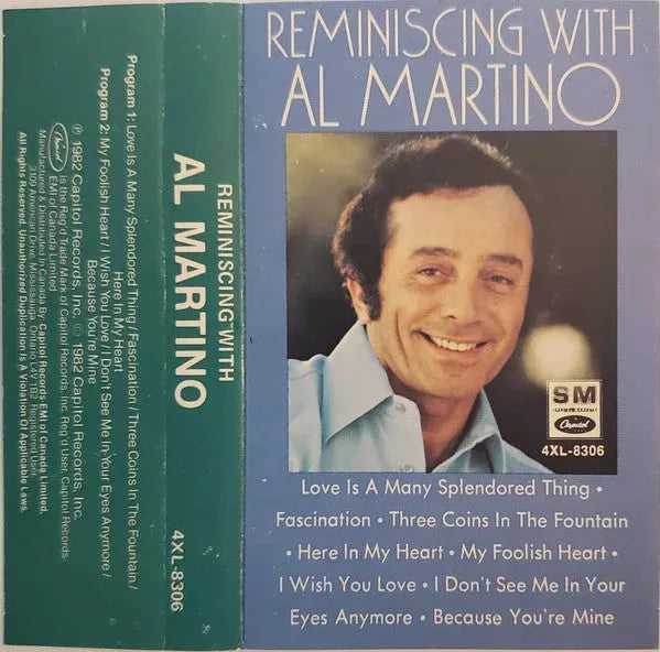 Al Martino : Reminiscing With Al Martino (Cass, Comp)