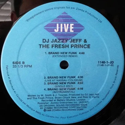 DJ Jazzy Jeff & The Fresh Prince : Girls Ain't Nothing But Trouble / Brand New Funk (12", Maxi)