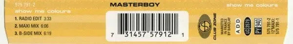 Masterboy : Show Me Colours (CD, Maxi)