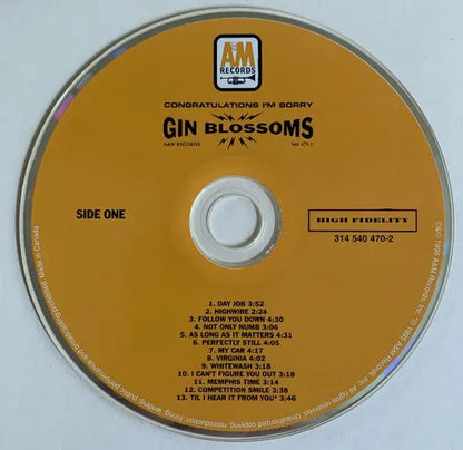 Gin Blossoms : Congratulations I'm Sorry (CD, Album)