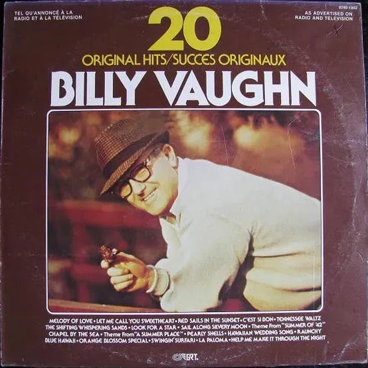 Billy Vaughn : 20 Original Hits - 20 Succes Orginaux (LP, Comp)