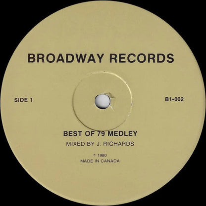 Various : Best Of 79 Medley (12", P/Mixed, Unofficial)