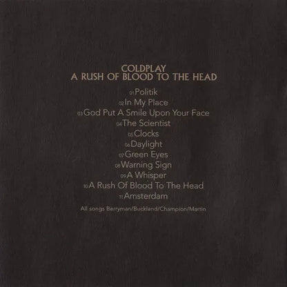 Coldplay : A Rush Of Blood To The Head (CD, Album)