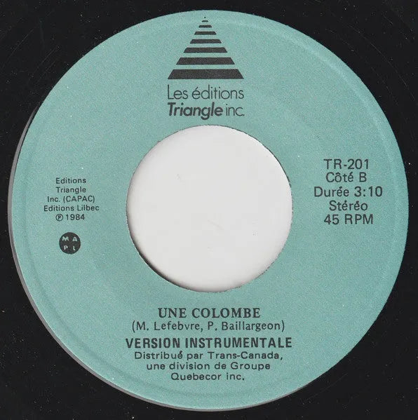 Céline Dion : Une Colombe (7", Single)