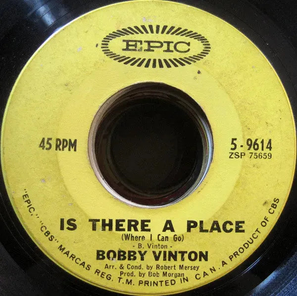 Bobby Vinton : Blue Velvet  (7", Single)