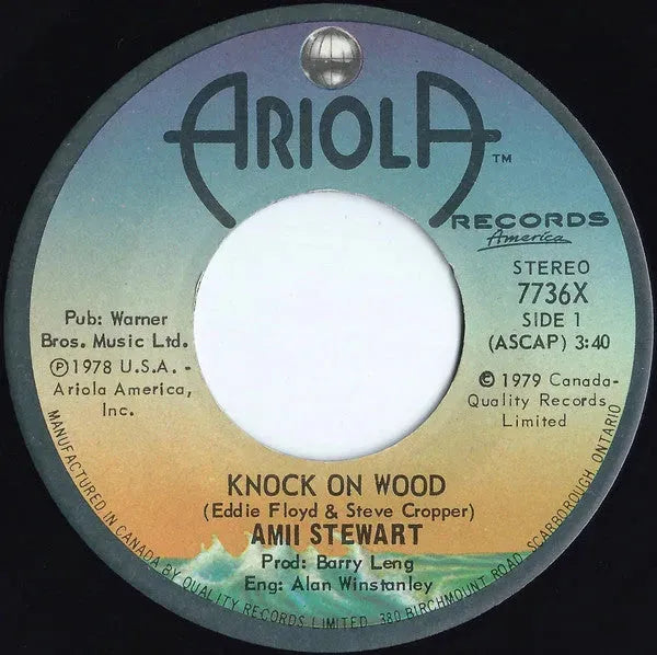 Amii Stewart : Knock On Wood (7", Single)