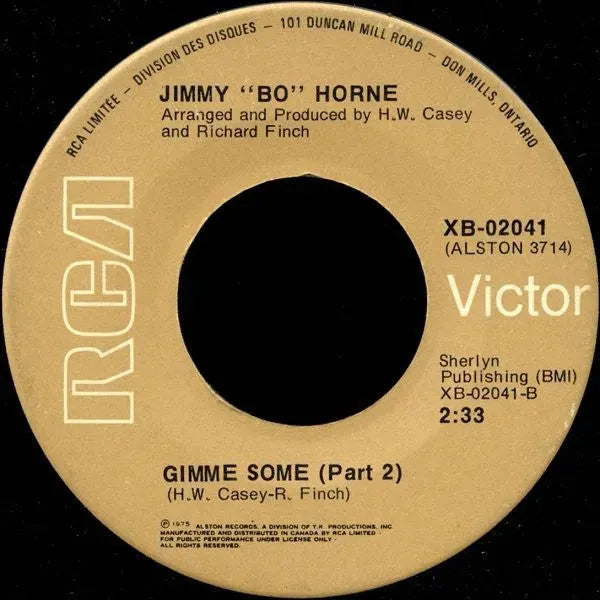 Jimmy "Bo" Horne : Gimme Some (7")