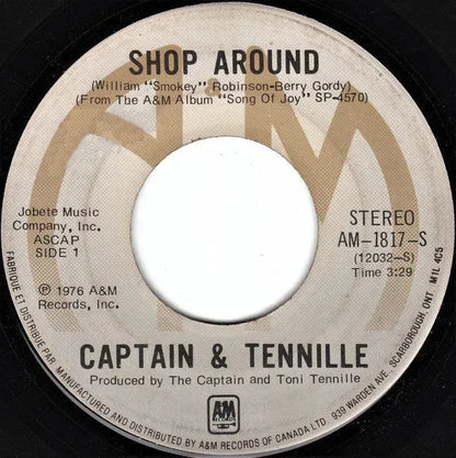 Captain And Tennille : Shop Around (7", Single)