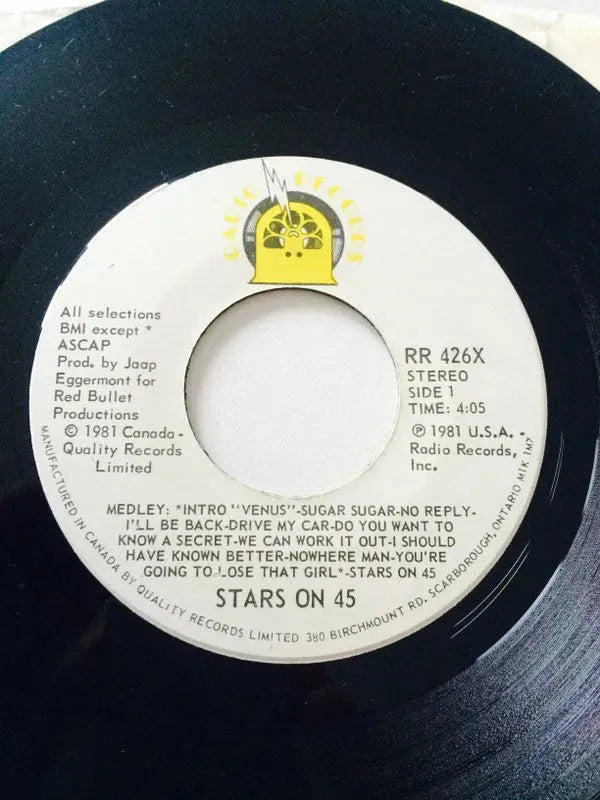 Stars On 45 : Stars On 45 (7")