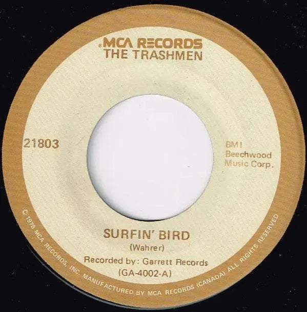 The Trashmen : Surfin' Bird / Bird Dance Beat (7", RE, Bro)