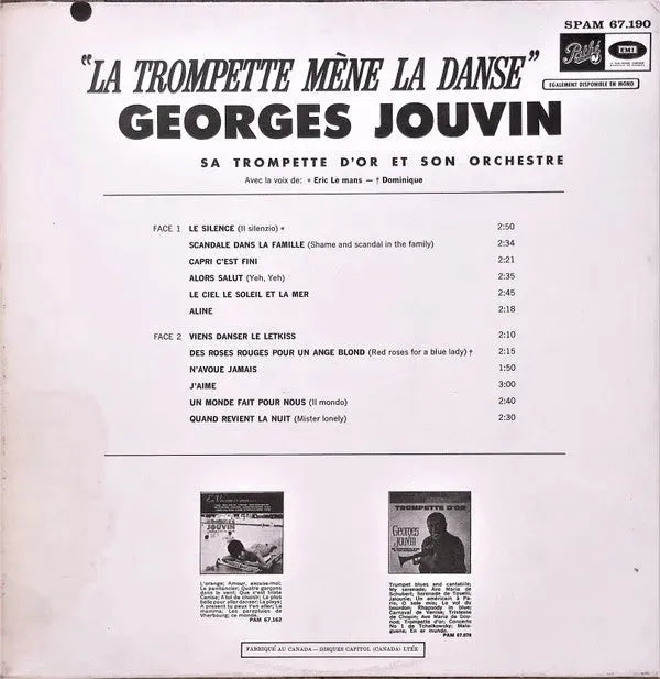 Georges Jouvin : La Trompette Mène La Danse (LP)