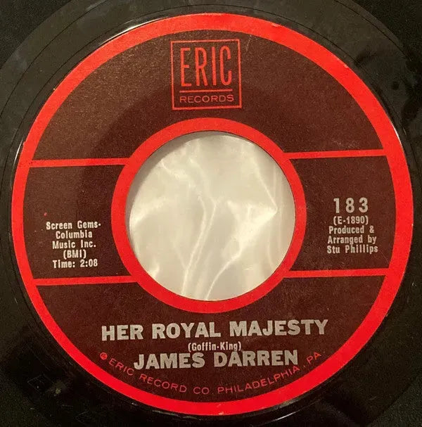 James Darren : Goodbye Cruel World / Her Royal Majesty (7", Single)