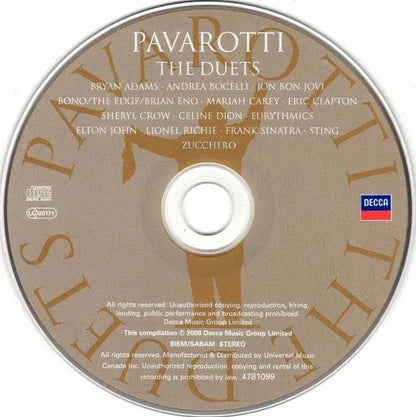 Luciano Pavarotti : The Duets (CD, Comp)