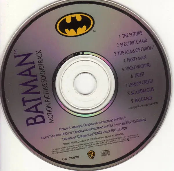 Prince : Batman™ Motion Picture Soundtrack (CD, Album)