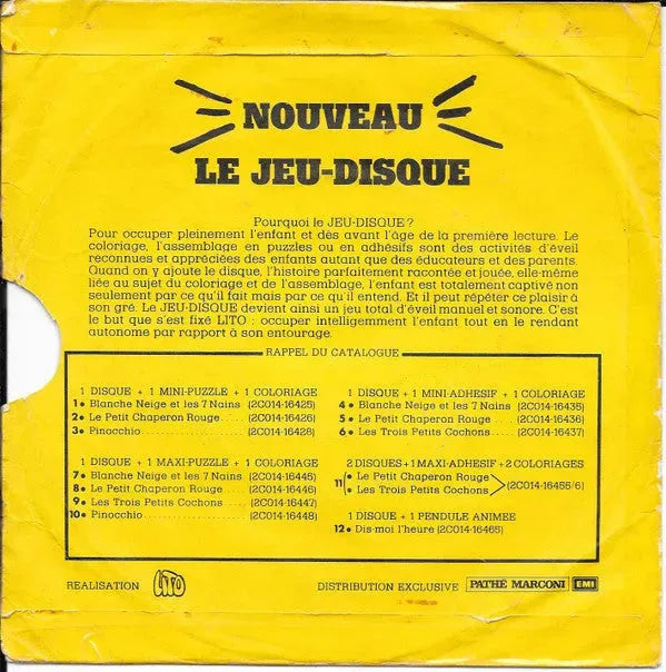 Various : Pinocchio (7")