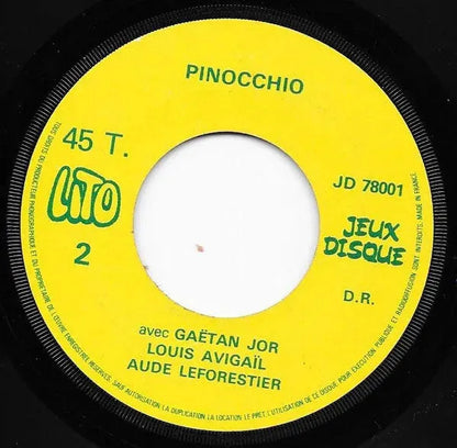 Various : Pinocchio (7")