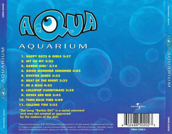 Aqua : Aquarium (CD, Album)