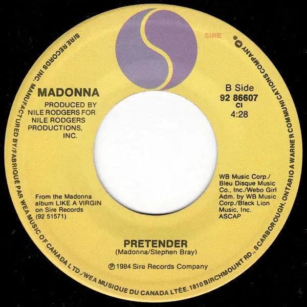 Madonna : Papa Don't Preach (7", Single)