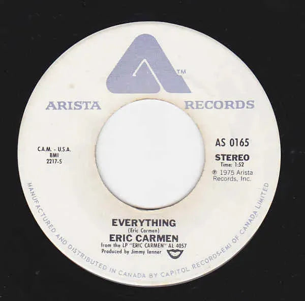 Eric Carmen : All By Myself / Everything (7", Single)