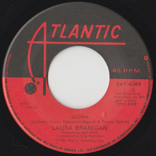 Laura Branigan : Gloria (7", Single)