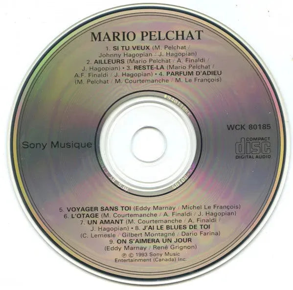 Mario Pelchat : Mario Pelchat (CD, Album, RE)