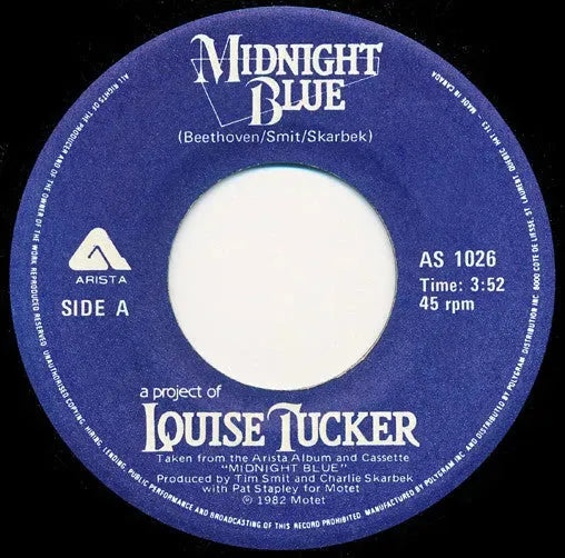 Louise Tucker : Midnight Blue (7", Single)