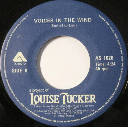 Louise Tucker : Midnight Blue (7", Single)