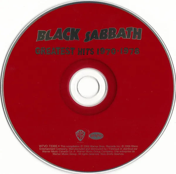 Black Sabbath : Greatest Hits 1970-1978 (CD, Comp, RM, Sli)