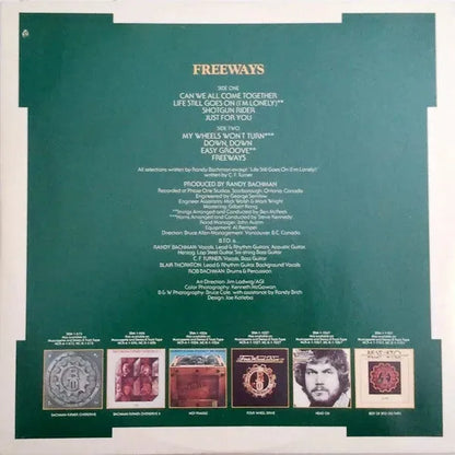 Bachman-Turner Overdrive : Freeways (LP, Album)