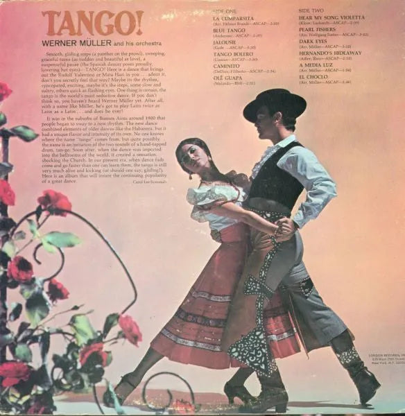 Werner Müller Und Sein Orchester : Tango! (LP, Album, Gat)