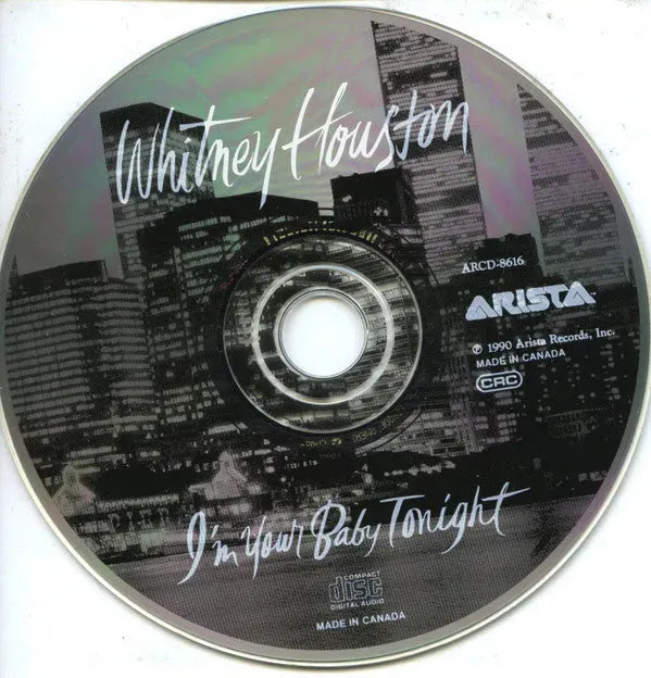 Whitney Houston : I'm Your Baby Tonight (CD, Album, Club)