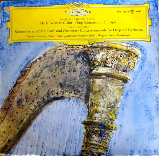 François Adrien Boieldieu*, Joaquin Rodrigo* : Harfenkonzert C-Dur • Harp Concerto In C Major / Konzert-Serenade Für Harfe Und Orchester • Concert-Serenade For Harp And Orchestra (LP, Mono)