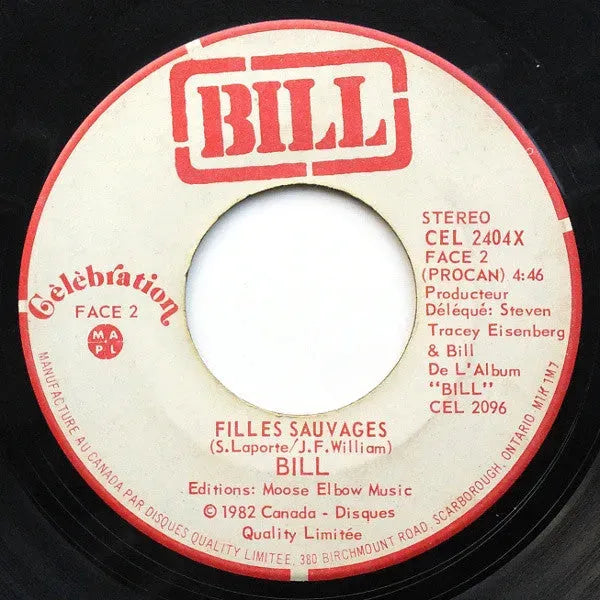 Bill (26) : As-Tu Du Feu? (7", Single)