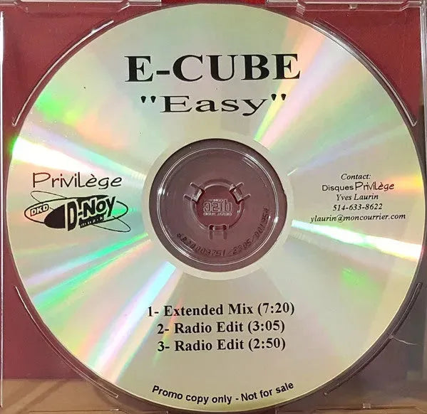 E-Cube : Easy (CDr, Promo)