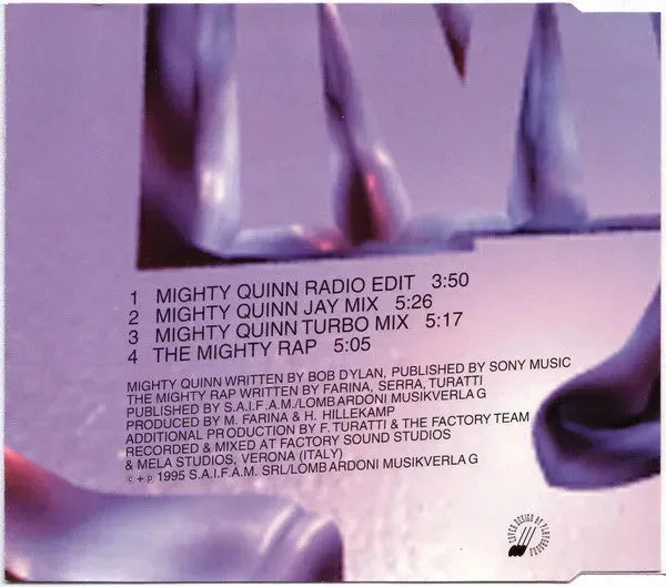 T. Parker : Mighty Quinn (CD, Maxi)