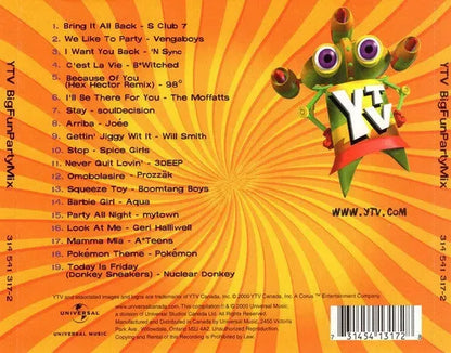 Various : YTV Big Fun Party Mix (CD, Comp)