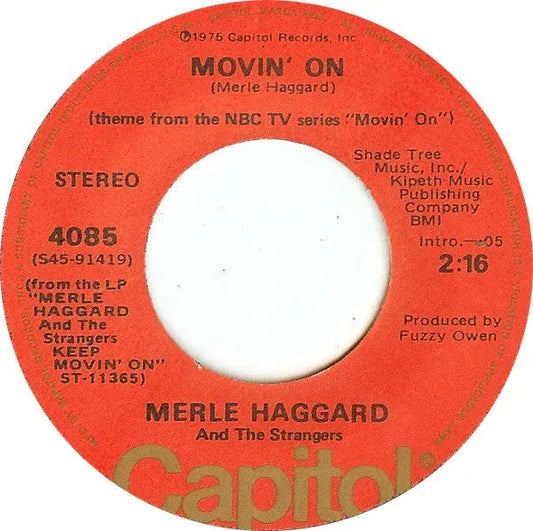 Merle Haggard And The Strangers (5) : Movin' On / Here In Frisco (7")