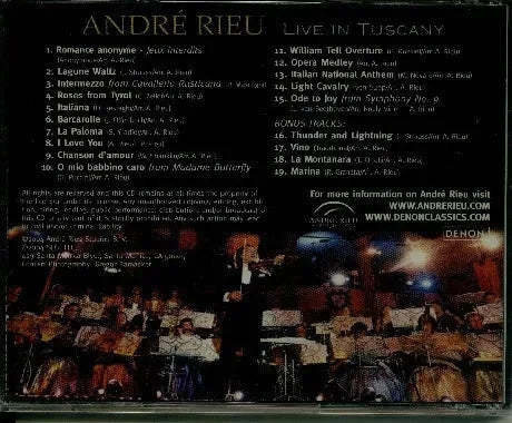 André Rieu : Live In Tuscany (CD, Album)