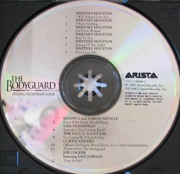 Various : The Bodyguard (Original Soundtrack Album) (CD, Album)