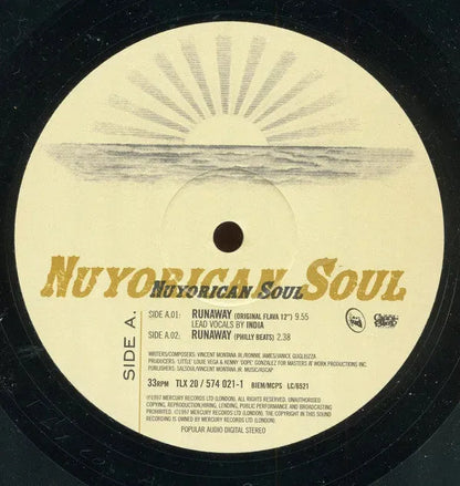 Nuyorican Soul Featuring India : Runaway (12")