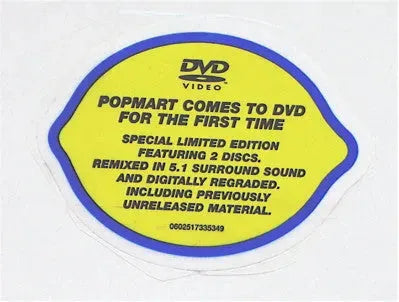 U2 : Popmart Live From Mexico City (2xDVD-V, Ltd, NTSC)