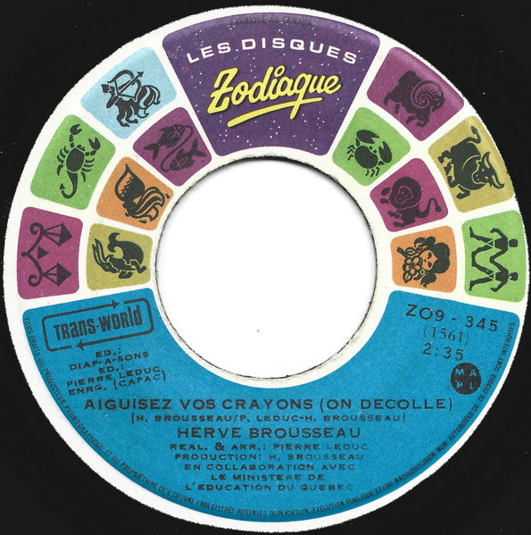 Gilles Valiquette, Hervé Brousseau : Prends Ma Main (On Decolle) (7", Single)