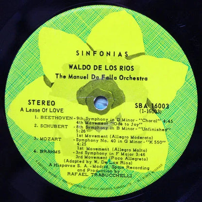 Waldo De Los Rios : Sinfonias (LP)