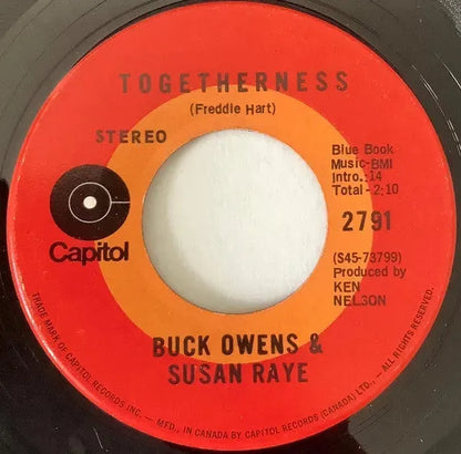 Buck Owens & Susan Raye : Togetherness (7", Single)